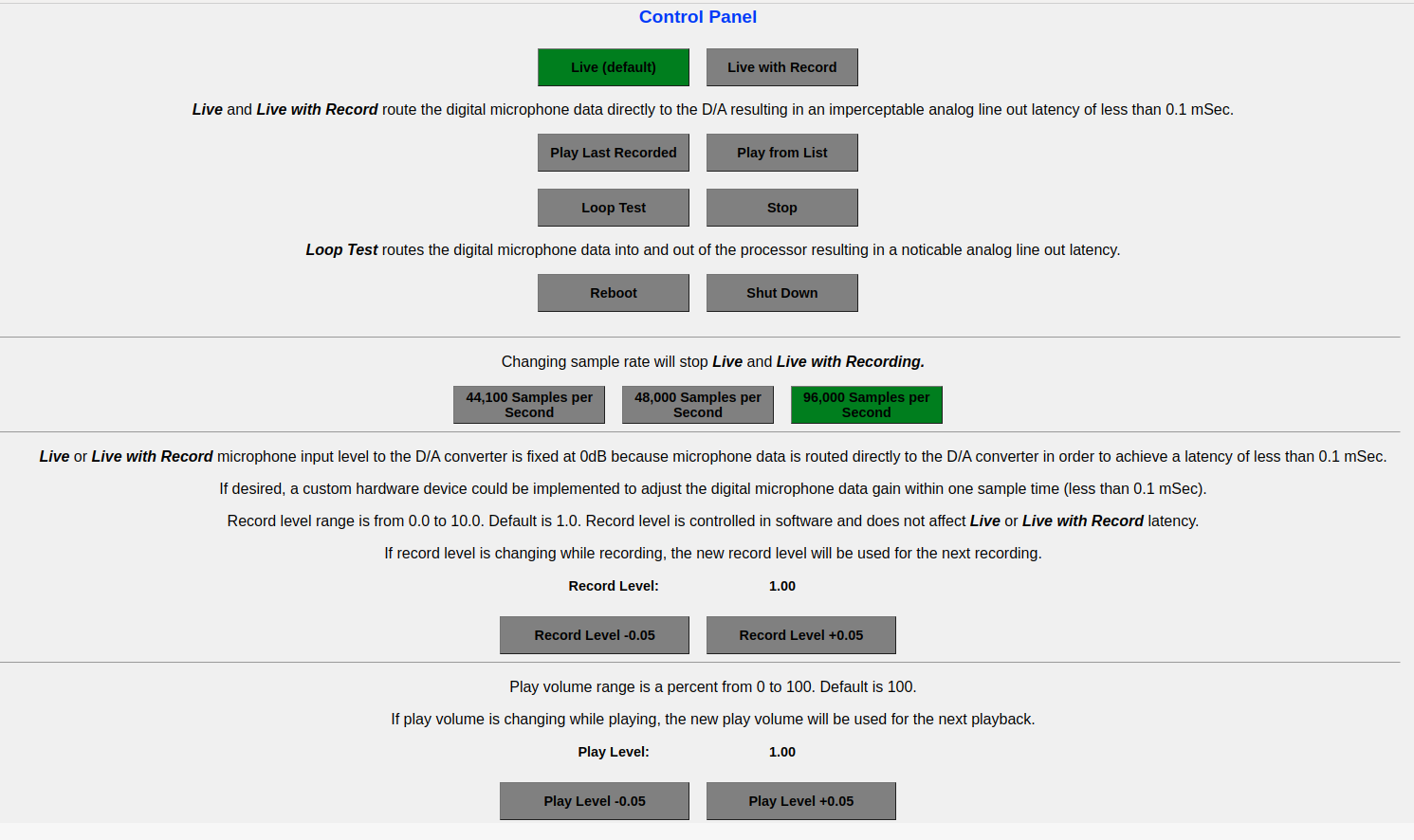 WiFi status page for additional features.